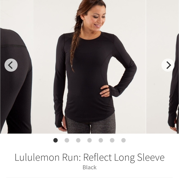 Lululemon Run: Reflect Long Sleeve Yellow Size 2 - Picture 1 of 6